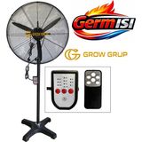 Germ Isı Germısı Grow Ky 30inç 82CM Megaboy Ayaklı Kumandalı Endustriyel Vantilatör 240W Turbo Motor