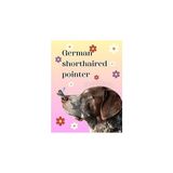 German shorthaired pointer Sketchbook, Blank Drawing Book, Large Notebook for Drawing, Writing, Painting, Sketching or Doodling,120 Pages for Kids ,Teens ,Student and Adults