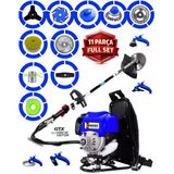 German Wr-570 11 Parça Set Sırt Tipi Benzinli Motorlu Ot Çalı Tırpanı Çim Biçme Makinesi