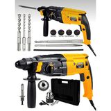 Germany Steel 4200W Çelik Şanzuman Bakir Sargılı 2-28 Kırıcı Delici Hilti Matkap 5 Adet Uç GRM-KIRICI12