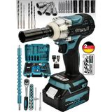 Germany Steel SC1H-K9 128VF Professional Somun Bijon Sökme Şarjlı 32 Parça Darbeli Matkap