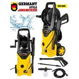 Germany Style GRM150 Max 150 Bar Bakır Sargılı Musluk ve Kovadan Çekme Yüksek Basınçlı Bahçe Oto Yıkama Makinesi