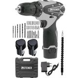 Germany Technology 36 V Metal Şanzıman Çift Akülü Şarjlı Vidalama Matkap + 24 Parça Set - 1 Adet