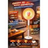 Germısı General Super Vantilatör Tipi Inverter Ayaklı Isıtıcı Seramik Karbon Güneş Isıtıcı 1000WATT - 18inç