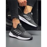 Gerok Unisex Triko Yazlık Spor Ayakkabı • Hafif & Rahat Günlük Kullanım - Siyah Beyaz