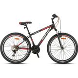 Geroni Magnum 20 Jant Mtb - 11' - 7 Vites - V.b - Mat Siyah-Gri/Kırmızı