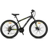 Geroni Magnum 26 Jant Md Mekanik Disk Fren Shimano Vites Dağ Bisikleti 2026 - Siyah - Açık Yeşil