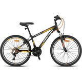 Geroni Magnum 26 Jant V Fren -Shimano Vites Bisiklet - Mat Siyah - Turuncu