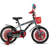 Geroni X-Force 16 Jant Erkek Çocuk Bisikleti 2026 MODEL - Siyah - Kırmızı