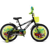 Geroni X-Force 20 Jant Çocuk Bisikleti 2026 Model - Siyah - Beyaz - Neon Sarı - GERONİ