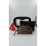 Ges Shop Kadın Makyaj Çantası Organizer - Leopar