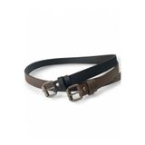 Gesa ince old money 2'li set kemer 2.5 cm