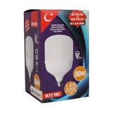 Geseus 30W 12V E27 Duy Beyaz Jumbo Led Ampul Yerli Üretim