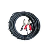 Geseus Aküden Bağlantılı Araç Çakmaklık Uzatma Kablosu Akü Maşalı 12-24 V/16A 2 X1,5mm TTR Bakır 10Mt-Siyah