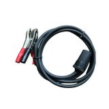 Geseus Aküden Bağlantılı Araç Çakmaklık Uzatma Kablosu Akü Maşalı 12-24 V/16A 2 X1,5mm TTR Bakır 3Mt-Siyah