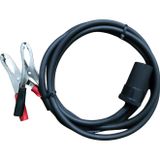 Geseus Aküden Bağlantılı Araç Çakmaklık Uzatma Kablosu Akü Maşalı 12-24 Volt 16 Amper 2 X1,5mm TTR Bakır 2 Mt-Siyah