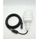 Geseus Araç çakmak girişli 30W 12V Led Ampul,lü E27 Duylu Anahtarlı Araç,Karavan,Kamp Seyyar Lamba 12/16A 2 X1,5mm TTR Bakır 5