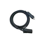 Geseus Araç Çakmaklık Uzatma Kablosu 12-24 Volt 16 Amper 2 X1,5mm TTR Bakır 2 Mt-Siyah