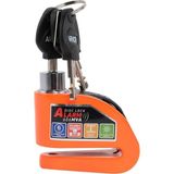 Geseus Armor Alarmlı Motorsiklet Disk Kilidi Çelik Gövde 606 Mva 6mm-Turuncu