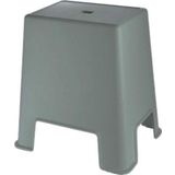 Geseus Banyo Taburesi Büyük Boy Çok amaçlı Tabure Koyu Gri-481