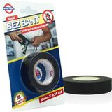 Geseus Boss Çokamaçlı Siyah Tüylü Bez Bant Izalasyon Bandı 18MMX9MT - 9 m