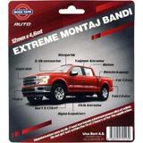 Geseus Boss Extreme Çok Güçlü Oto Aksesuar Montaj Bandı 12mmx4.6Mt