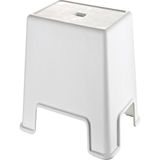 Geseus Büyük Boy Çok Amaçlı Banyo Taburesi -129- Beyaz Renk Ergonomik ve Kırılmaz Malzemeden Üretim