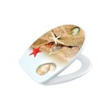 Geseus Çelik Ayna Kum Yıldız Manzaralı Klozet Kapağı