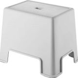 Geseus Çelik Ayna Lüx Banyo Taburesi Çok Amaçlı Tabure Açık Gri- 480