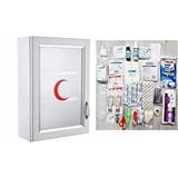 Geseus Ecza Dolabı İçi Dolu Lüx İlk Yardım İçerikli PVC 50x35x16 CM-159+PHL
