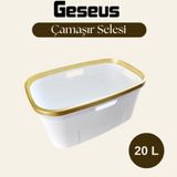 Geseus Gold Çamaşır Selesi 20 L Modern Tasarım Temizlik Kovası Şık ve Kullanışlı