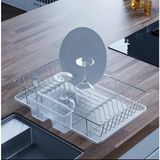 Geseus Home Tek Katlı Tabaklık Bulaşıklık Krom KB003K - 1 Adet