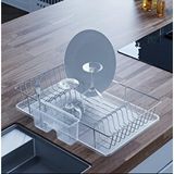 Geseus Home Tek Katlı Tabaklık Bulaşıklık Krom Kb003k Gümüş