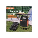 Geseus Kamp Lambası Güneş Enerjili Aydınlatma Sistemi 3Ampul,Powerbank,Işıldak,Radyo,Müzik Speaker,USB/TF 6