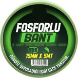 Geseus Kendinden Yapışkanlı Fosforlu Bant Gündüz Depoladığı Işığı Gece YANSITIR15 mmx5 Mt