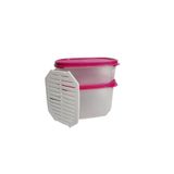 Geseus Moon Star Peynir Saklama Kabı Süzgeçli Hava Sızdırmaz 1,8+0,9 Litre-mıd-st200
