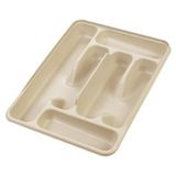 Geseus Moonstar Çekmece Içi Kaşıklık 6gözlü Çatal Bıçak Organızer 40X30CM-KŞ-170 - Krem