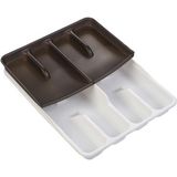 Geseus Moonstar Çekmece Içi Kaşıklık 9gözlü Çift Katlı Çatal Bıçak Organızer 34X27CM-IKSET-173 - Beyaz