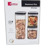 Geseus Moonstar Maximum Plus Üçlü Saklama Kabı Hava Sızdırmaz-Maxp-Set-2 - Beyaz
