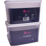 Geseus Moonstar Süzgeçli Peynir Saklama Kabı 2 Lt x 2ADET Bpa FREE-MS06 - Çok Renkli - Standart