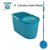 Geseus Motek Trend Mop Temizlik Kovası Microfiber Temizlik Seti+1 Yedek Püskül