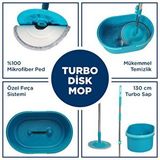 Geseus Motek Yeni Nesil Pratik Turbo Disk Mop Temizlik Seti