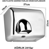 Geseus Palex Fotoselli El ve Yüz Kurutma Makinası 2500Wat ABS Krom Kaplama