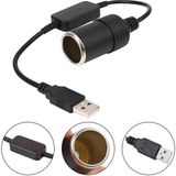 Geseus USB 5 Volt To 12 Volt Max 1 Amper Çakmak Fiş Çevirici USB Pd Portundan Gelen Gücü 12V Araç Çakmak Soketine Dönüştürür - Siyah