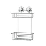 Geseus Vakumlu Banyo Duş Sabunluk Rafı Şampuanlık Delme Vida Matkap Yok! Krom-Dm242k
