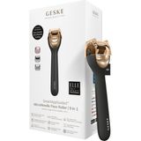 Geske Dermaroller Bakım Cihazı (Mikro İğneli, Buz Başlığı, Pembe Kuvars Başlıklı) MicroNeedle Face Roller - Gri