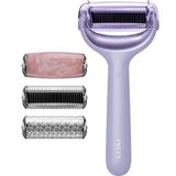 Geske Dermaroller Cihaz (Mikro İğneli, Buz Başlığı, Pembe Kuvars Başlıklı) Microneedle Face & Body Roller