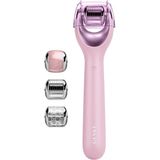 Geske Microneedle Face Roller Pink Mikro Iğneli Buz Başlığı Pembe Kuvars Başlıklı Dermaroller Bakım Cihazı - Standart