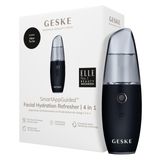GESKE SmartAppGuided™ Yüz Nemlendirme Refresher | 4'ü 1 arada | Su püskürtücü | Yüz buharı | Su spreyi | Face Mister | Yüz temizleme cihazı | Sprey Sis | Kozmetik | Doğal Parıltı