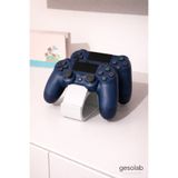 GESOLAB PS4-PS5 Dual Controller Standı – 2’li Kumanda Tutucu-Beyaz| Masa Üstü Düzenleyici Stand